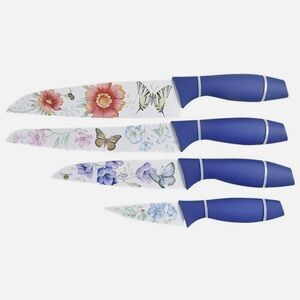 LENOX Butterfly Meadow 4-Piece Knife Set. Brand New in Original Box!